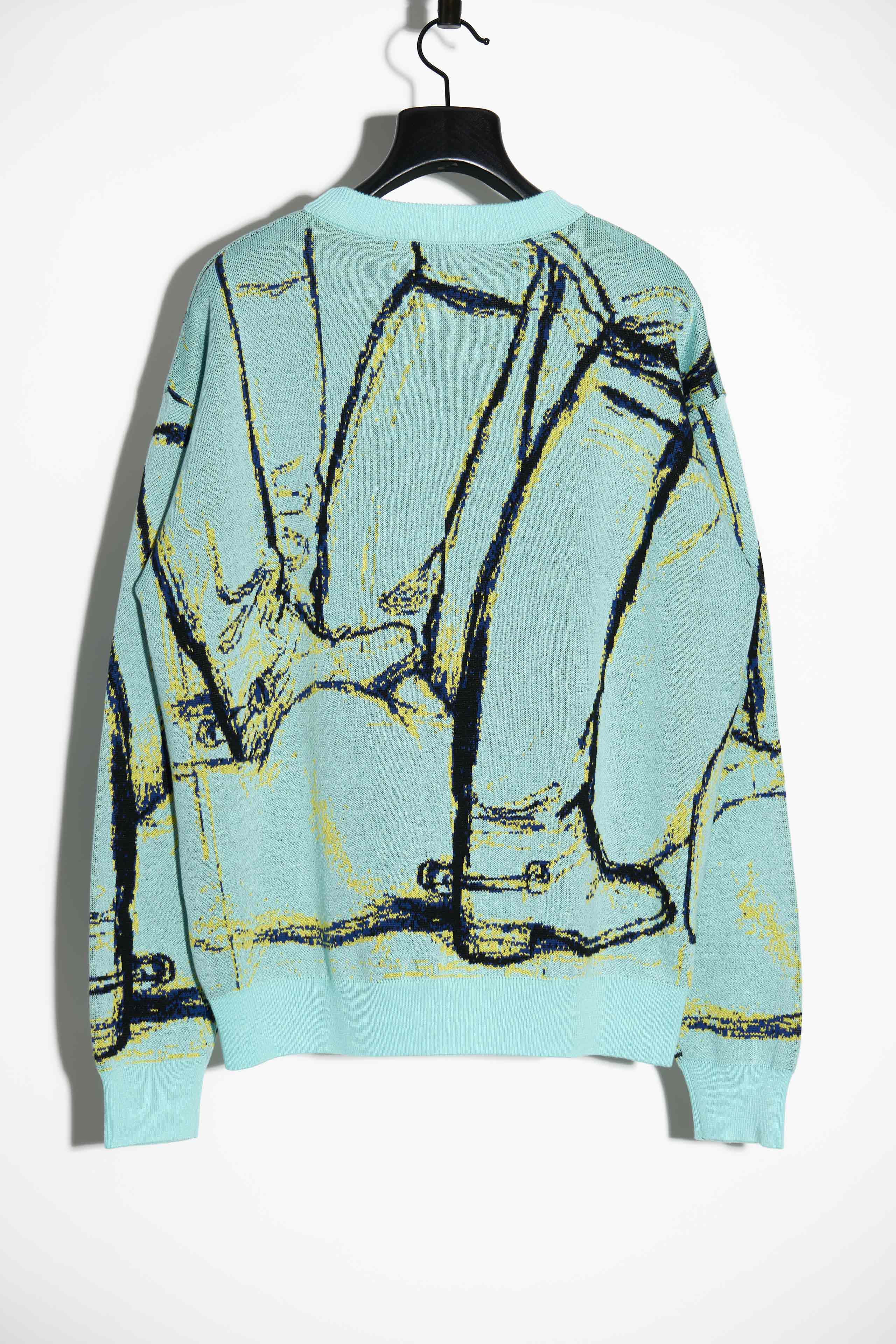TOM OF FINLAND x WE ARE SPASTOR SWEATER MINT - Image 5