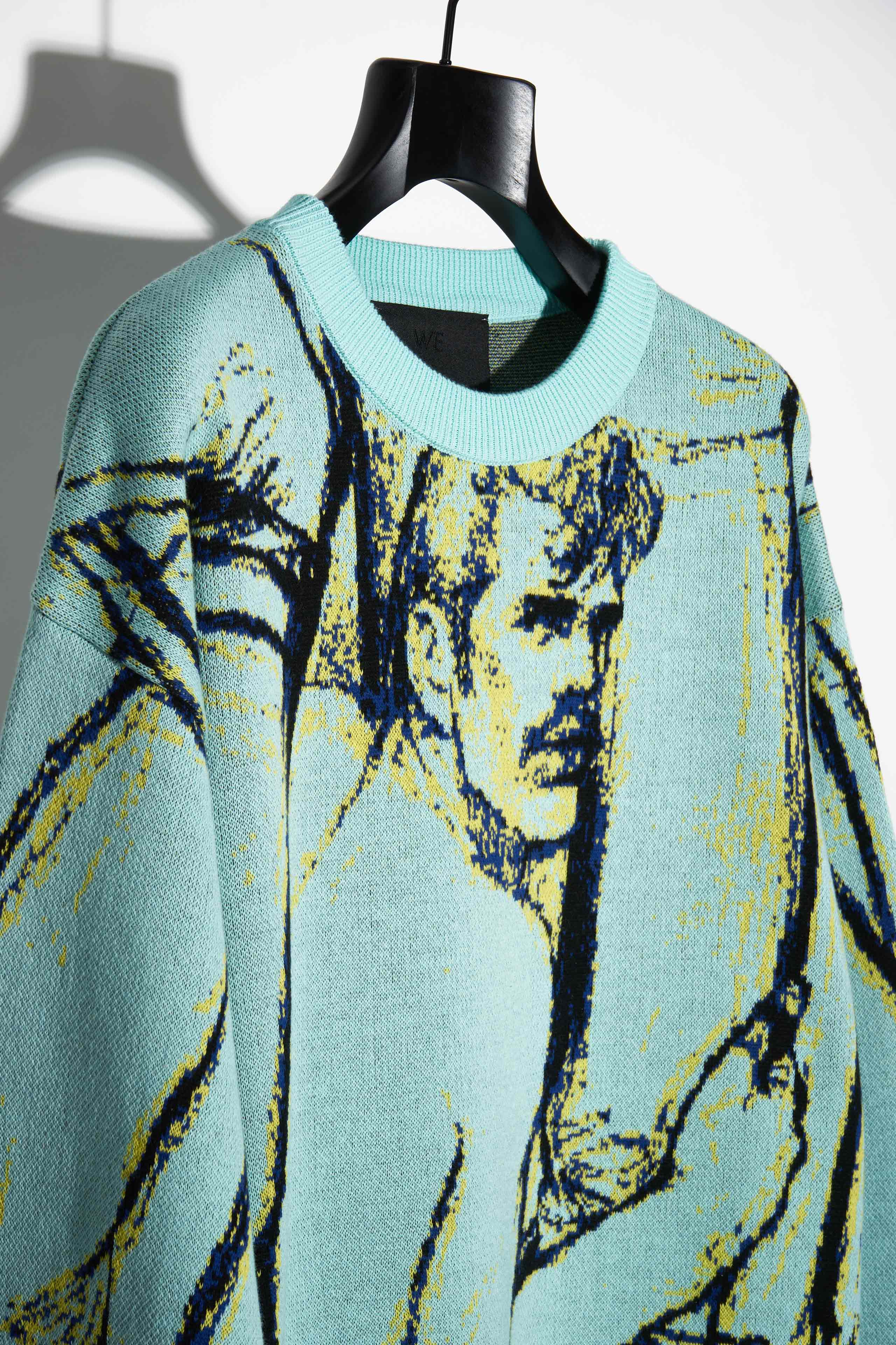 TOM OF FINLAND x WE ARE SPASTOR SWEATER MINT - Image 6