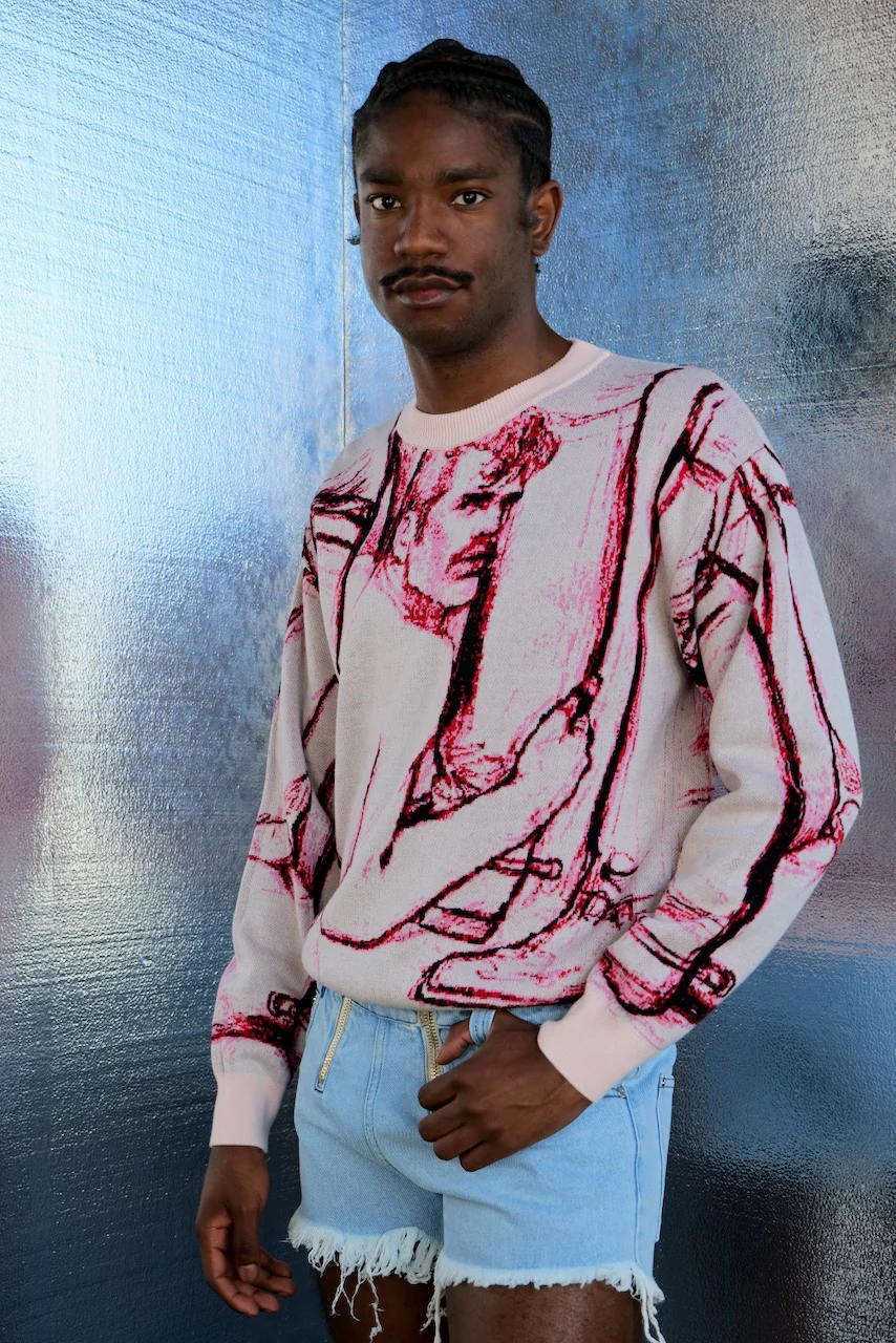 TOM OF FINLAND x WE ARE SPASTOR SWEATER PEARL - Image 3