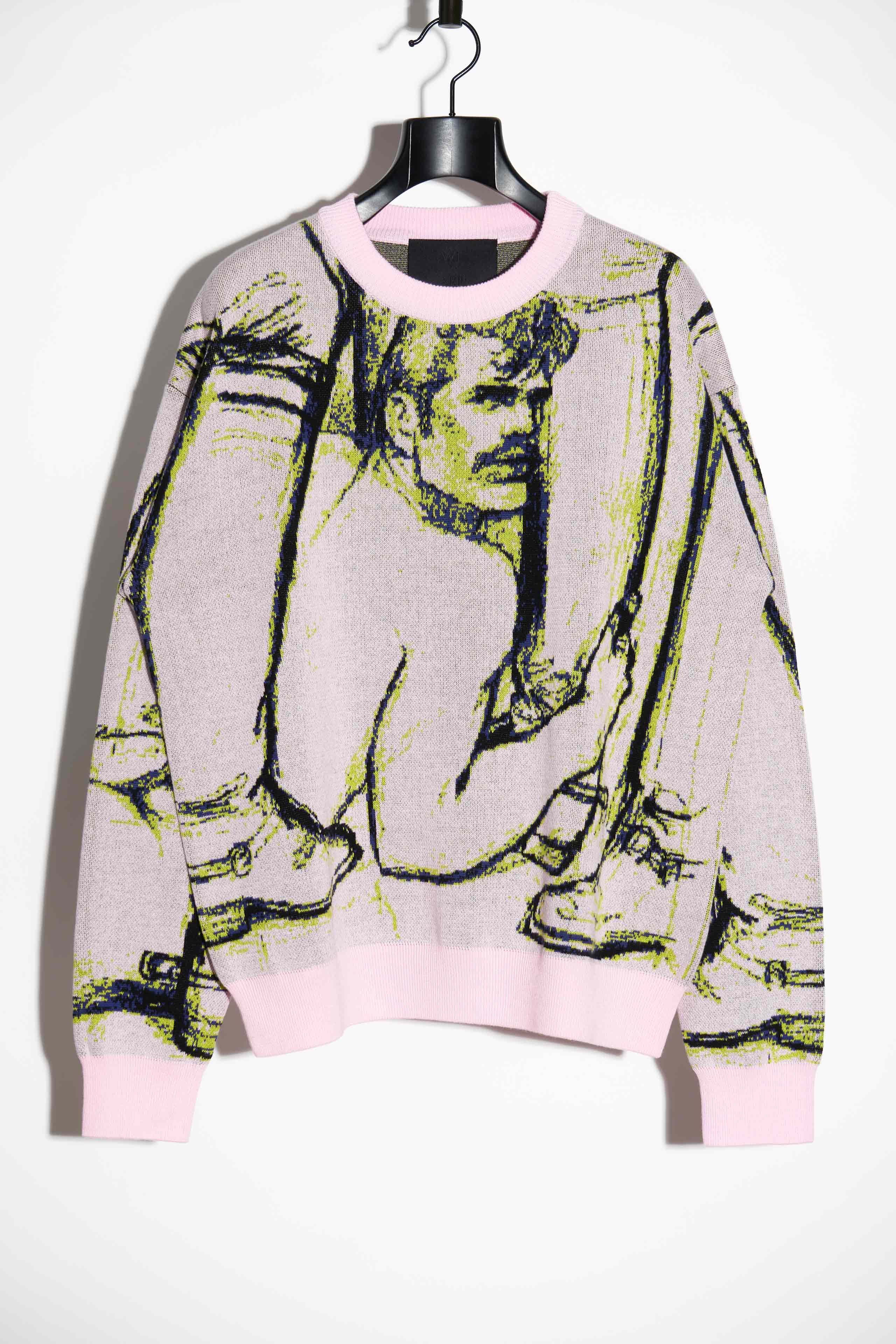 TOM OF FINLAND x WE ARE SPASTOR SWEATER PINK - Image 5