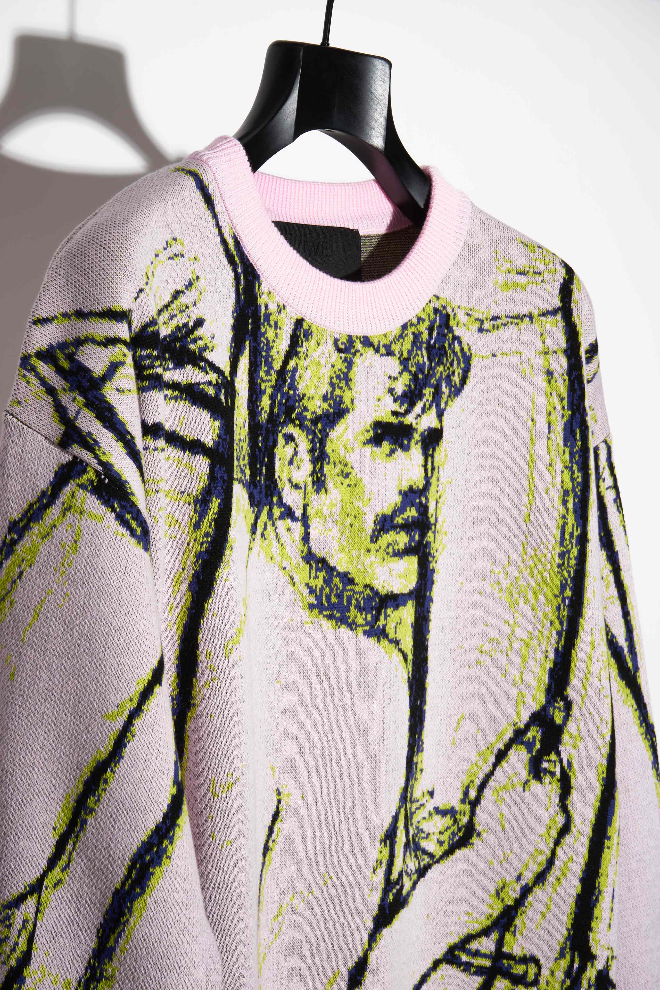 TOM OF FINLAND x WE ARE SPASTOR SWEATER PINK - Image 7