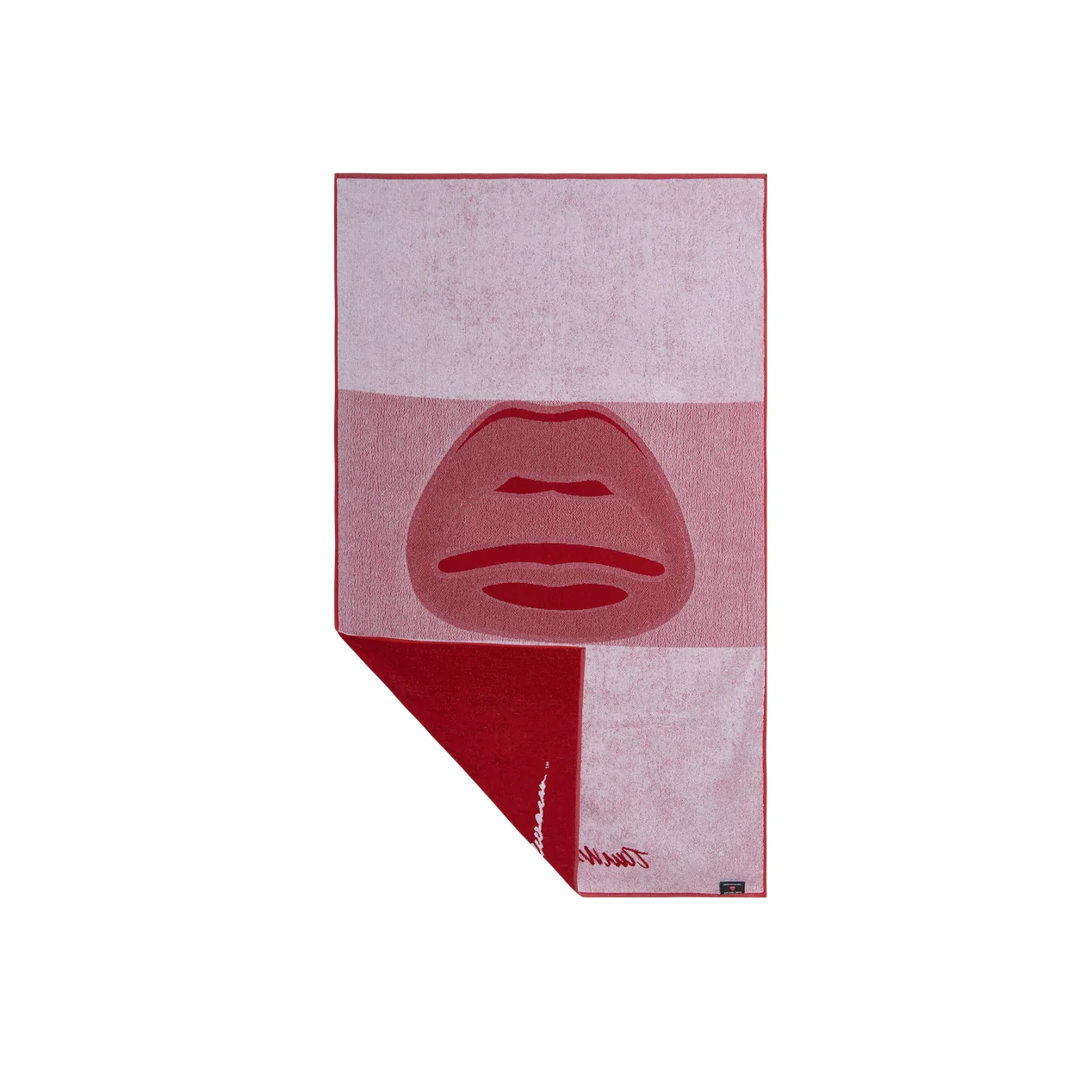 Tom Wesselmann Mouth Icon Jacquard Beach Towel - Image 2