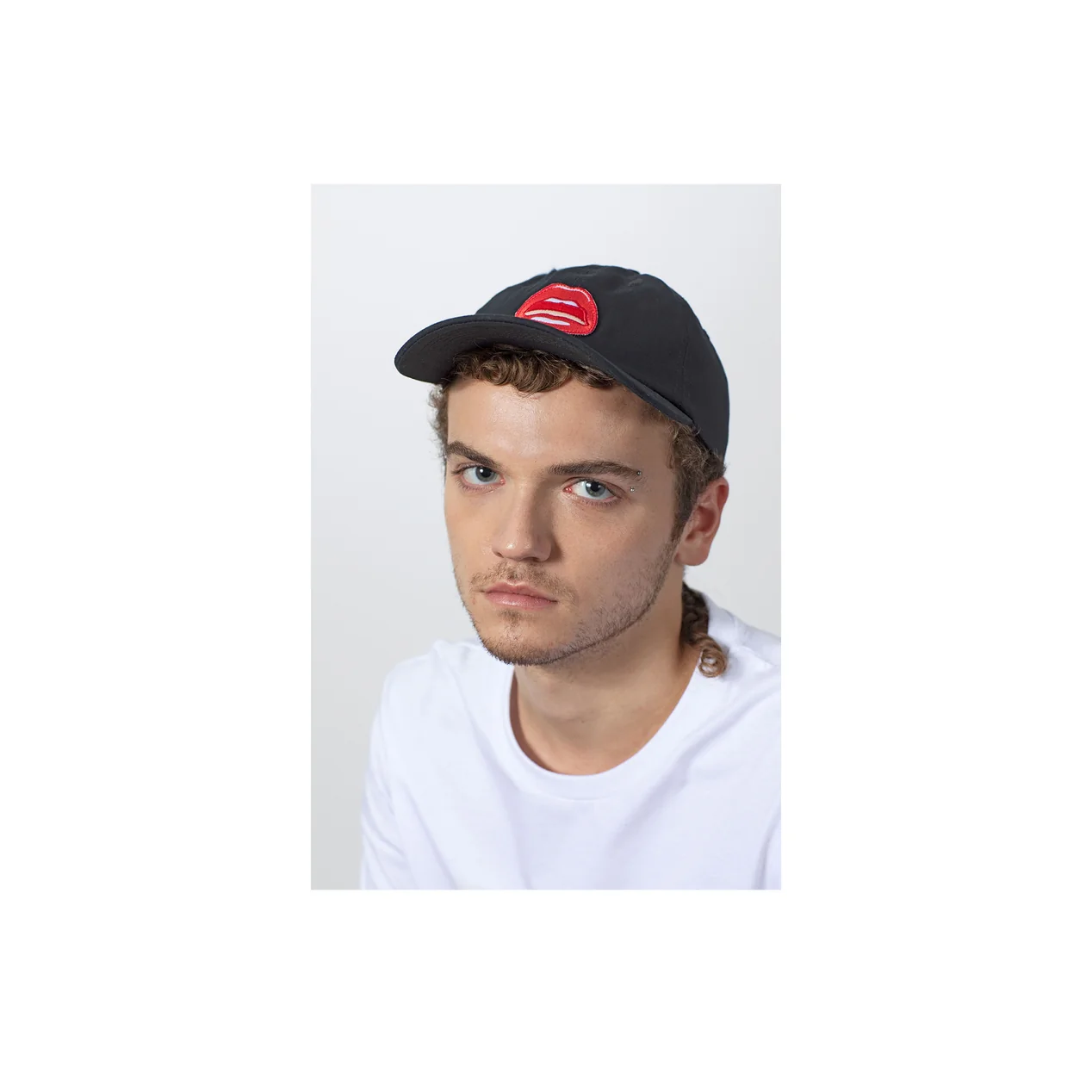Tom Wesselmann Mouth Icon Patch Dad Cap - Image 2