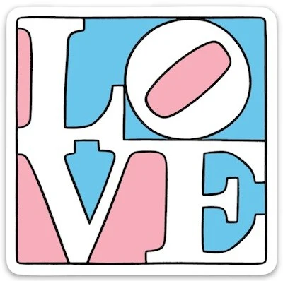 Trans Love Sticker by The Found - Image 3