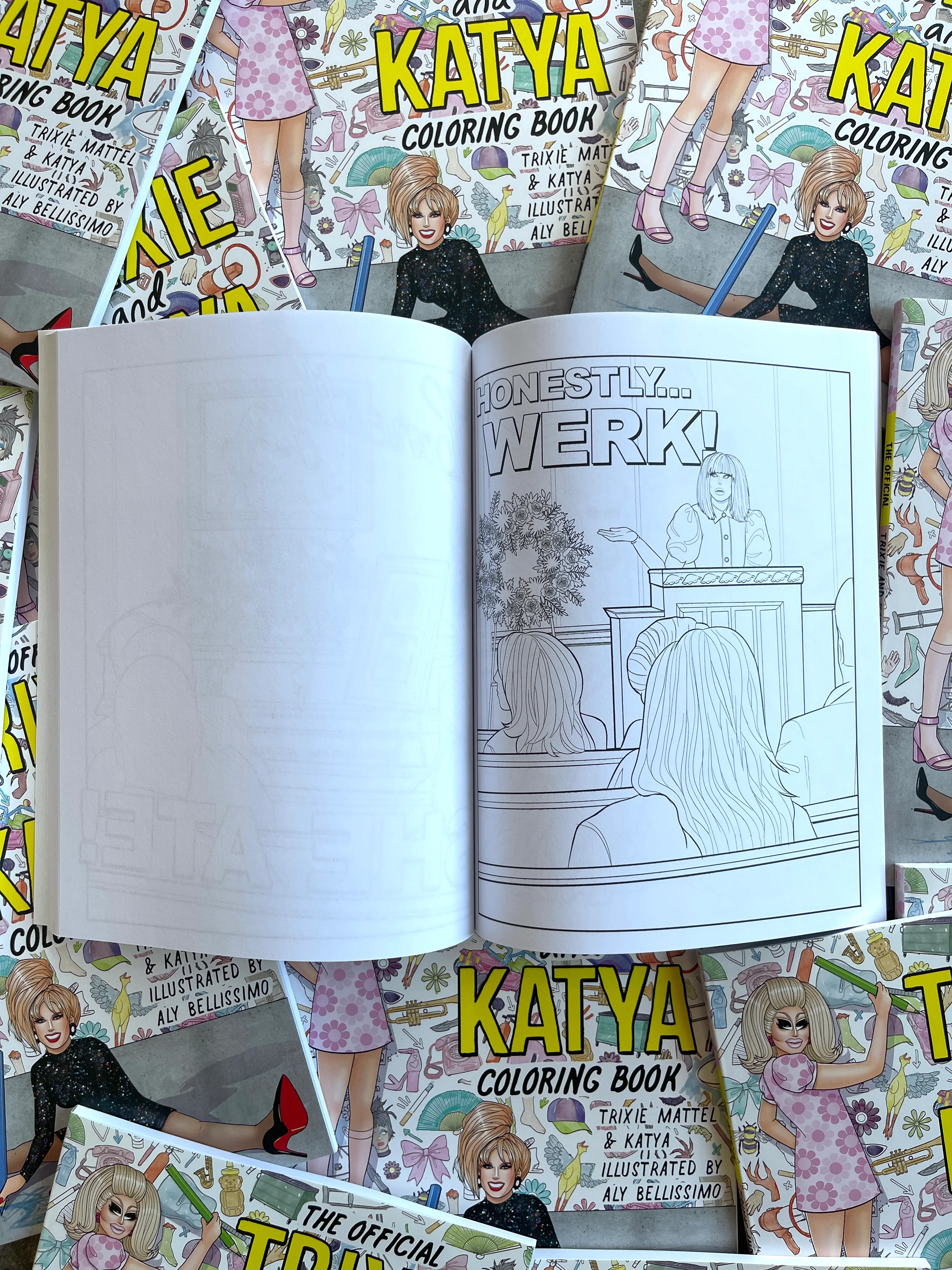 THE OFFICIAL TRIXIE AND KATYA COLORING BOOK - Image 3