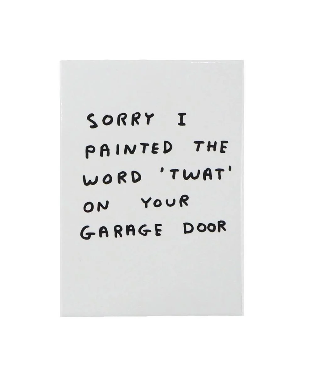 Twat Magnet Third Drawer Down X David Shrigley - Image 2