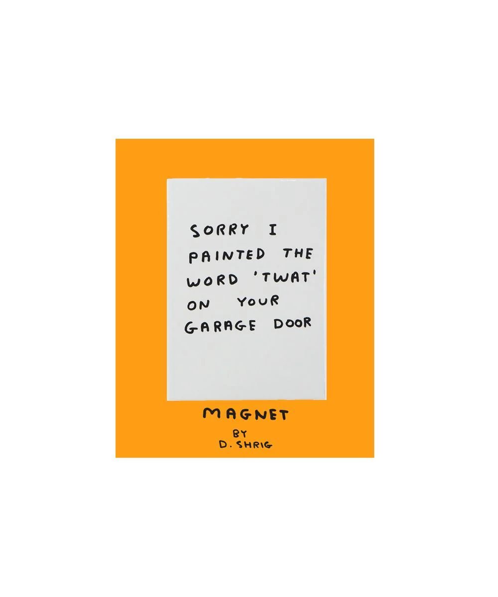 Twat Magnet Third Drawer Down X David Shrigley - Image 3