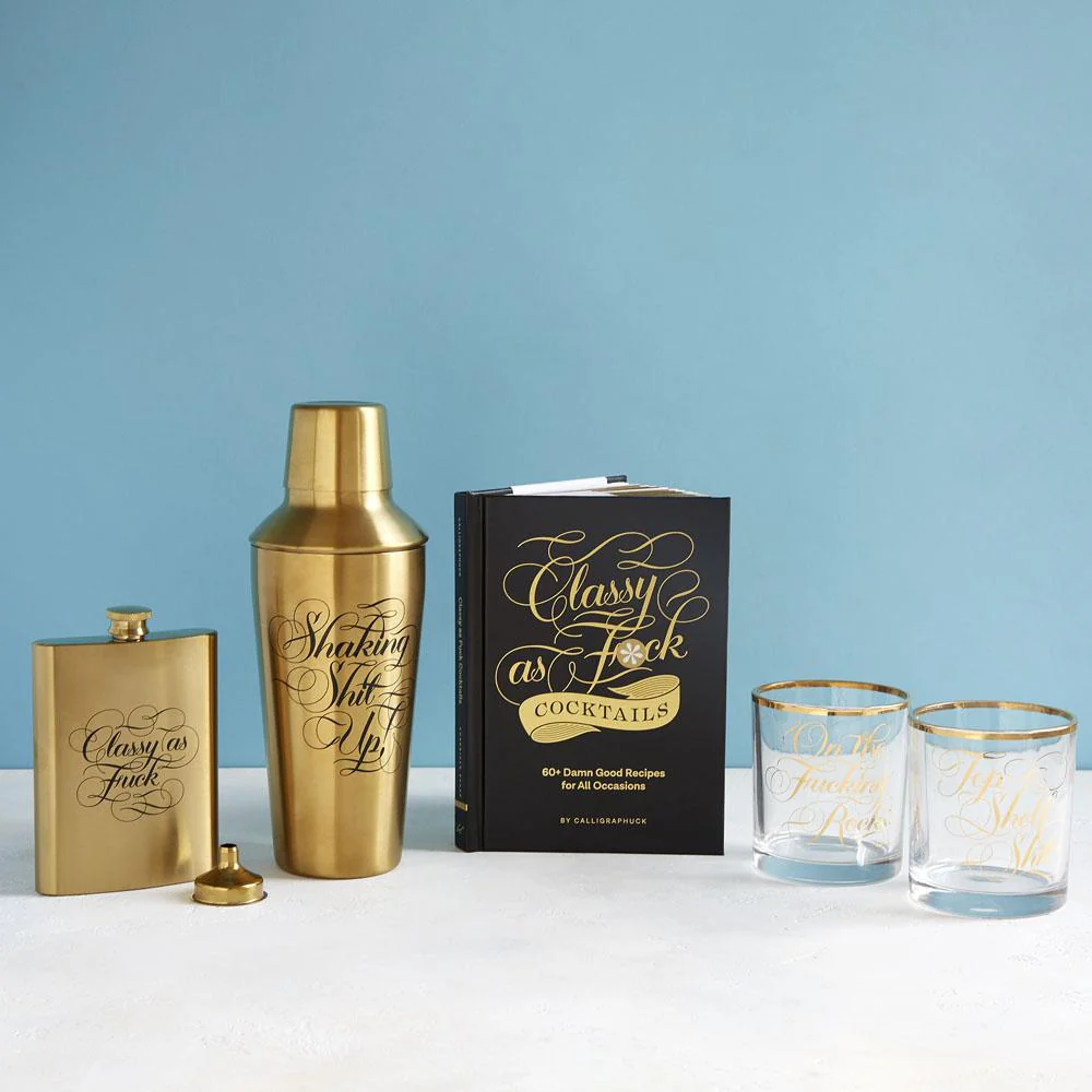 Two Damn Classy Rocks Glasses by CALLIGRAPHUCK - Image 5