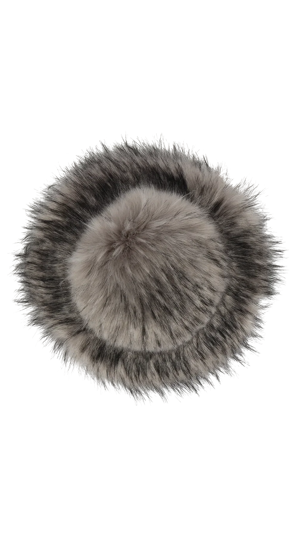 TYLER LAMBERT FURRY BUCKET HAT GREY - Image 2