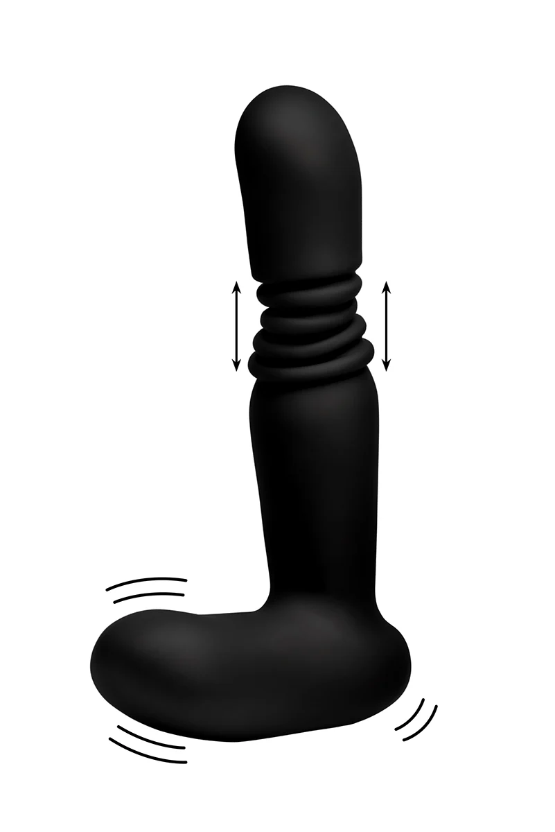 Under Control Silicone Thrusting Anal Plug with Remote Control - Image 9
