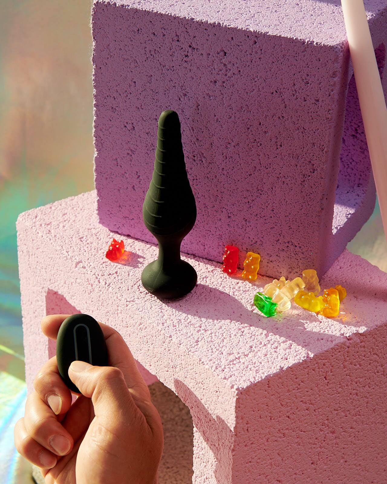 Under Control Silicone Vibrating Anal Plug with Remote Control - Image 3