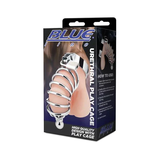 Urethral Play Cock Cage by Blue Line - Image 3