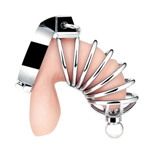 Urethral Play Cock Cage by Blue Line - Image 5