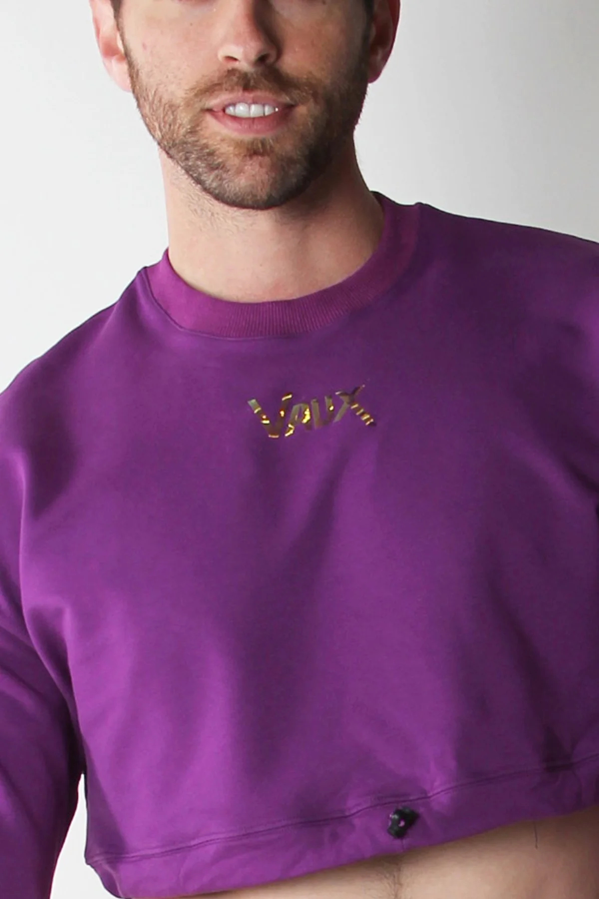 VAUX COTTON CANDY CROPPED TOP BY CELLBLOCK13 - Purple - Image 4