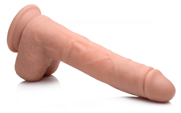Big Shot Vibrating & Thrusting Silicone Dildo - 9 Inch - Image 4