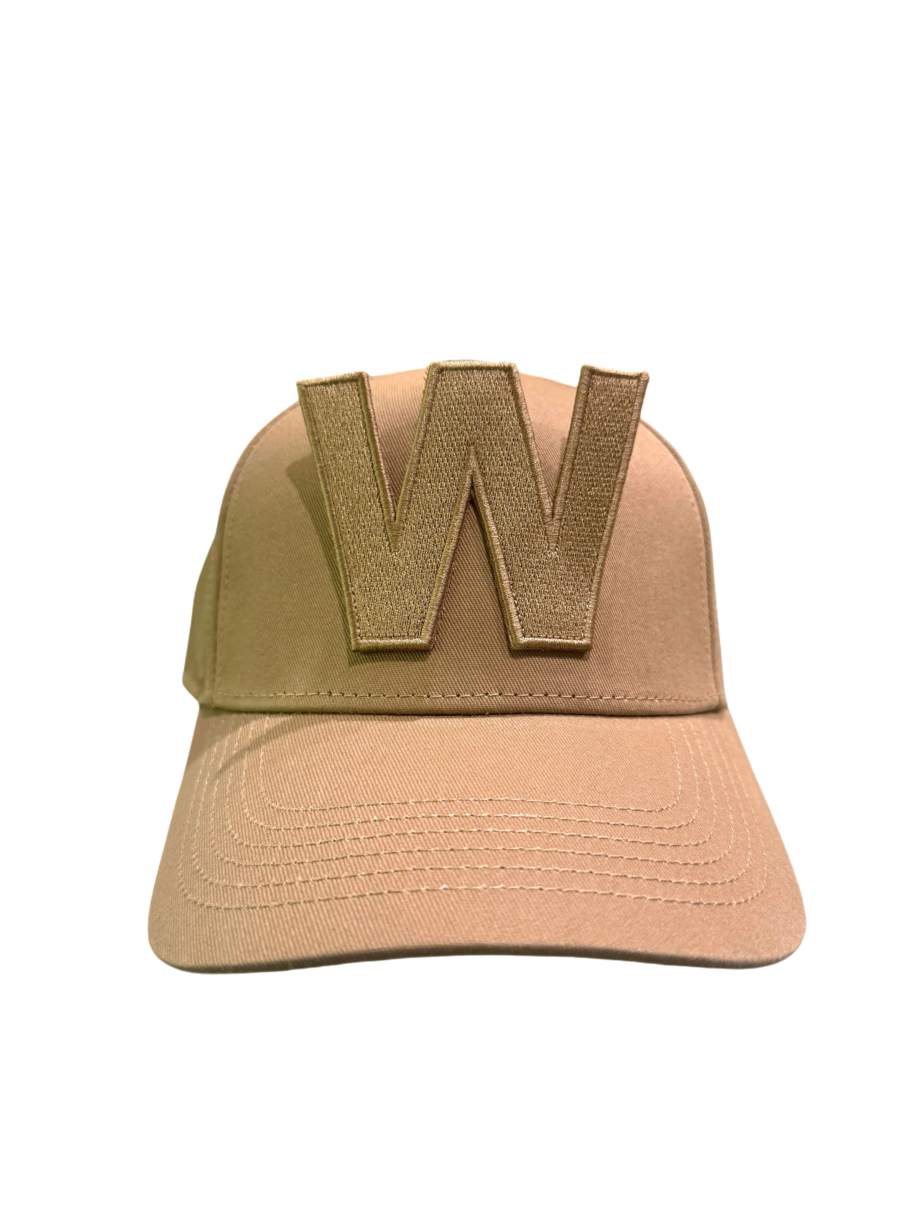 W CAP by Walter van Beirendonck in Camel - Image 4