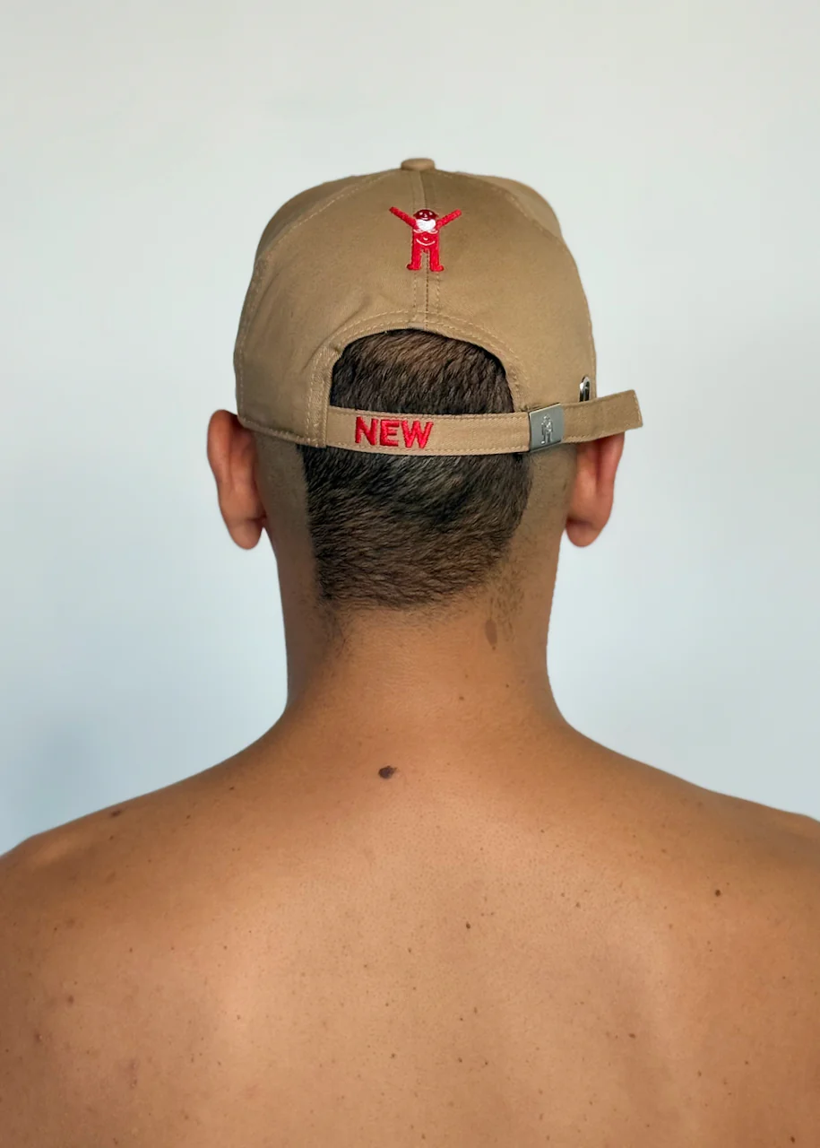 W CAP by Walter van Beirendonck in Camel - Image 9