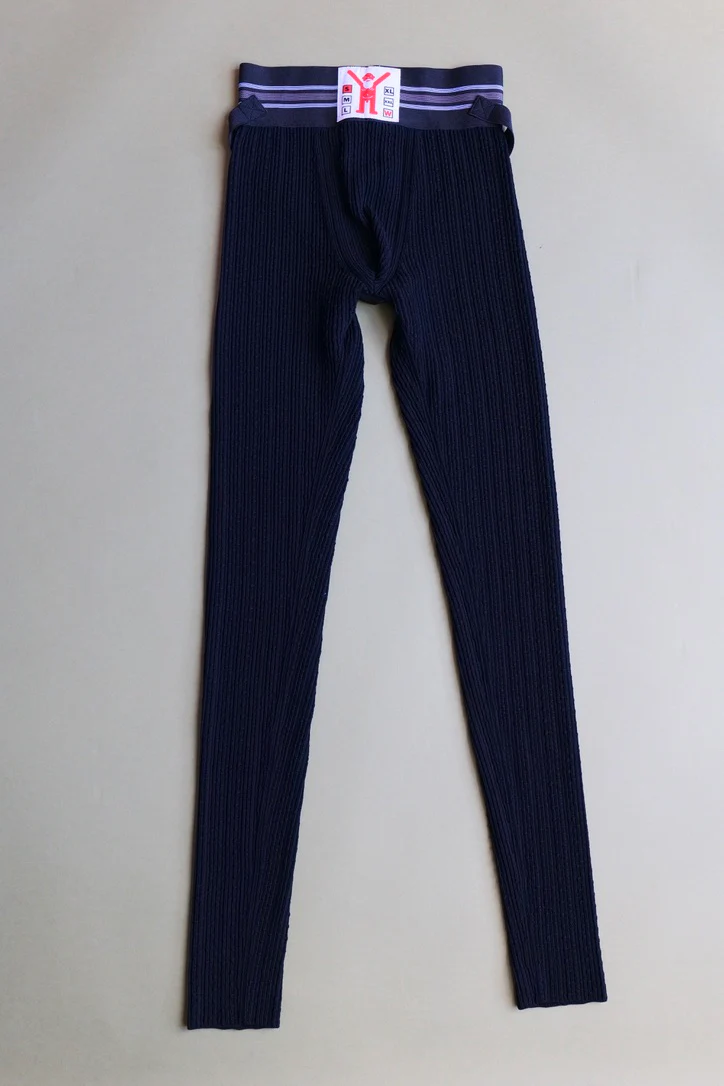 WALTER VAN BEIRENDONCK Jock Leggings Black SS23 - Image 3
