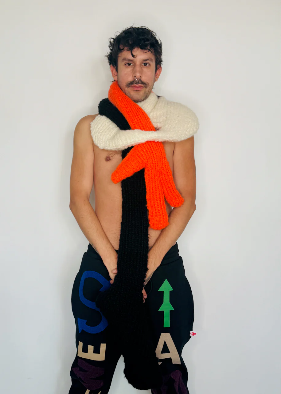 Walter Van Beirendonck ALIEN KNITTED SCARF - Image 10