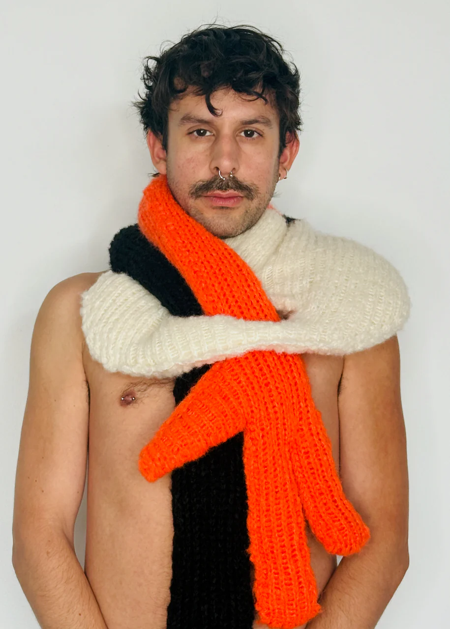 Walter Van Beirendonck ALIEN KNITTED SCARF - Image 11