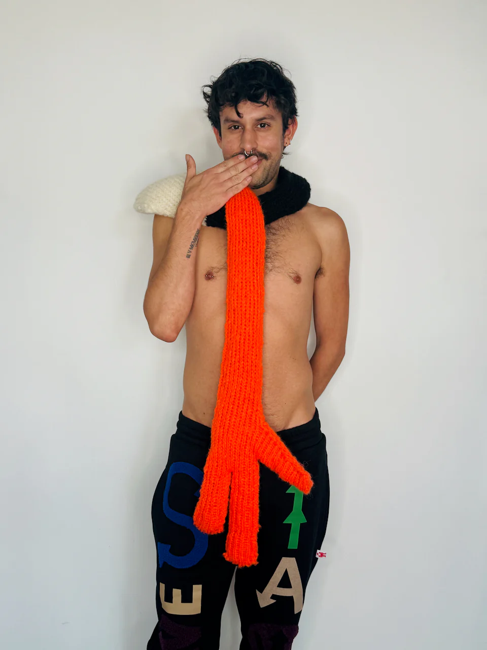 Walter Van Beirendonck ALIEN KNITTED SCARF - Image 12