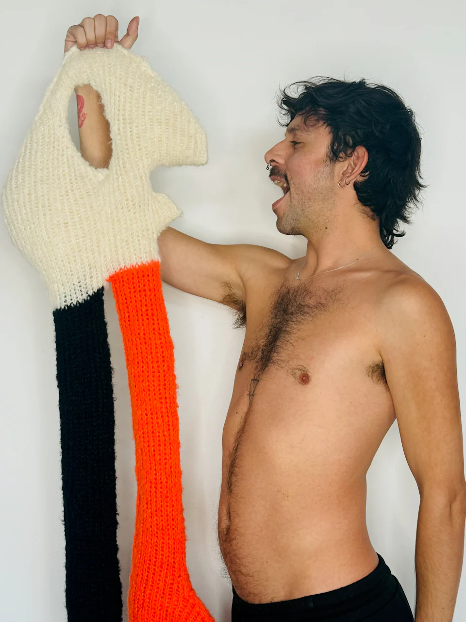 Walter Van Beirendonck ALIEN KNITTED SCARF - Image 13
