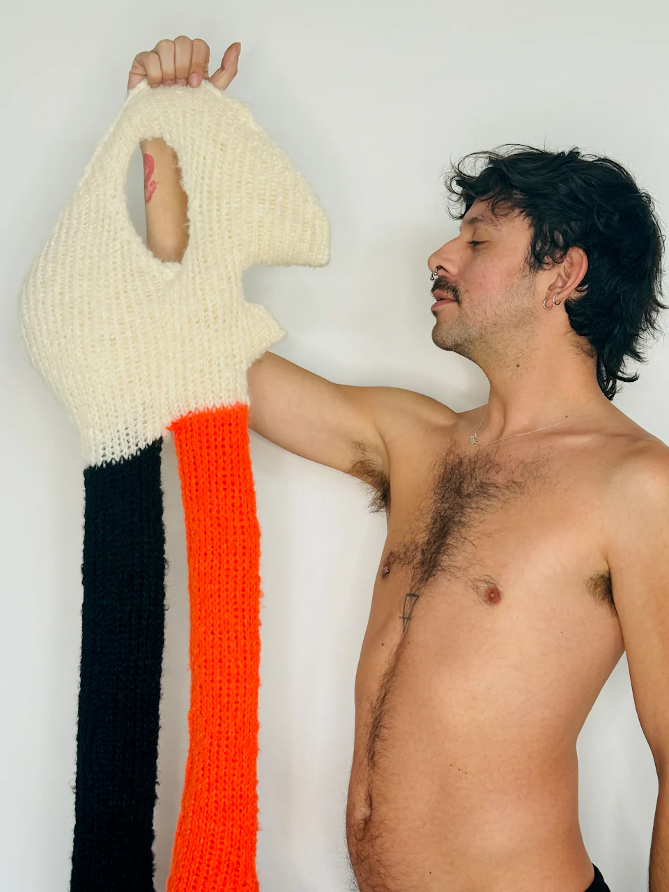 Walter Van Beirendonck ALIEN KNITTED SCARF - Image 3