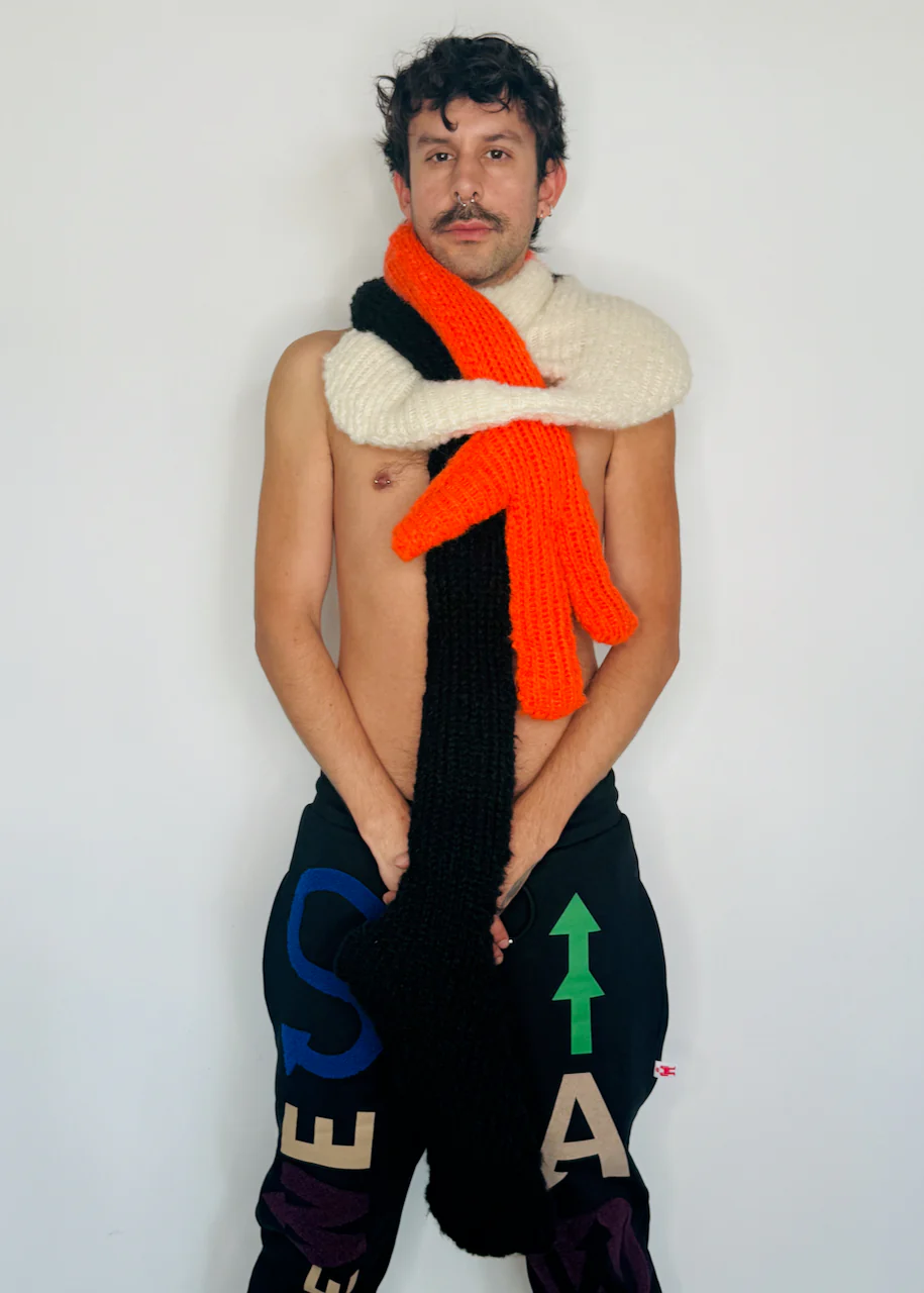 Walter Van Beirendonck ALIEN KNITTED SCARF - Image 4