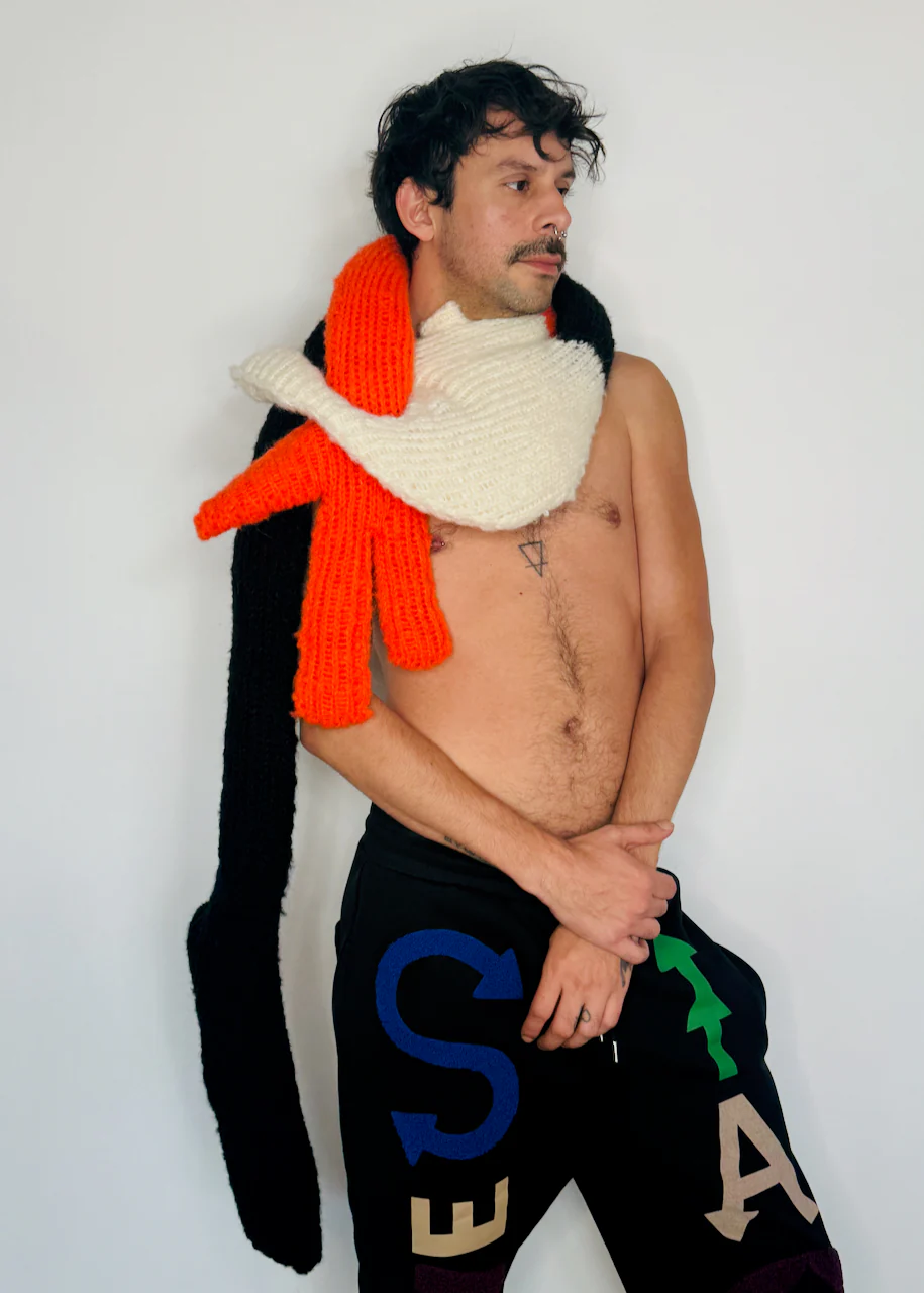 Walter Van Beirendonck ALIEN KNITTED SCARF - Image 5