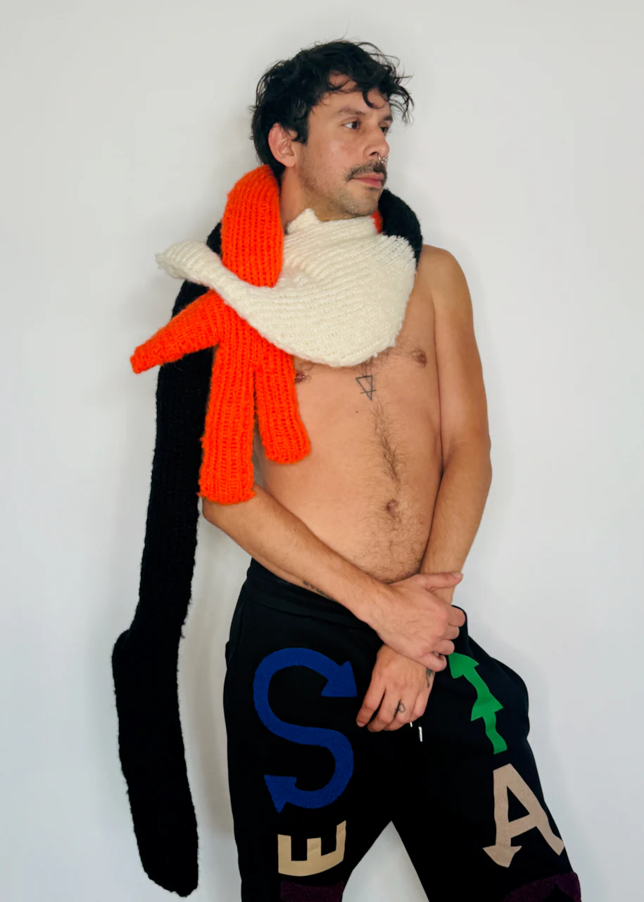 Walter Van Beirendonck ALIEN KNITTED SCARF - Image 6