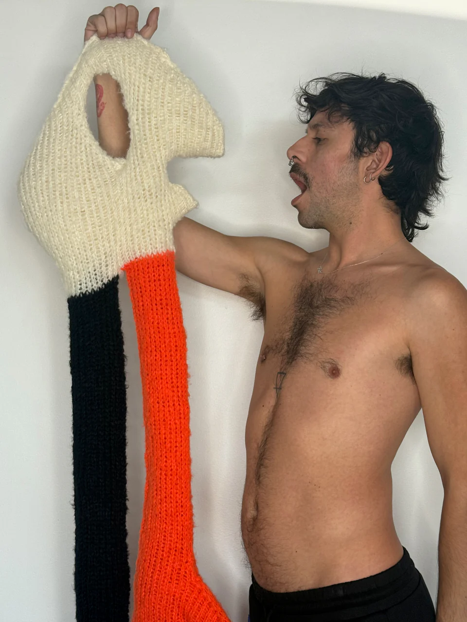 Walter Van Beirendonck ALIEN KNITTED SCARF - Image 8