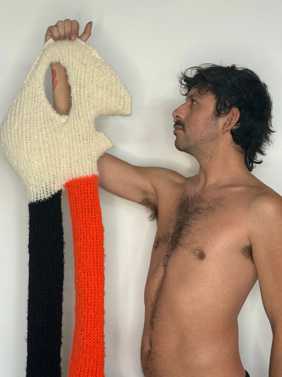 Walter Van Beirendonck ALIEN KNITTED SCARF - Image 9