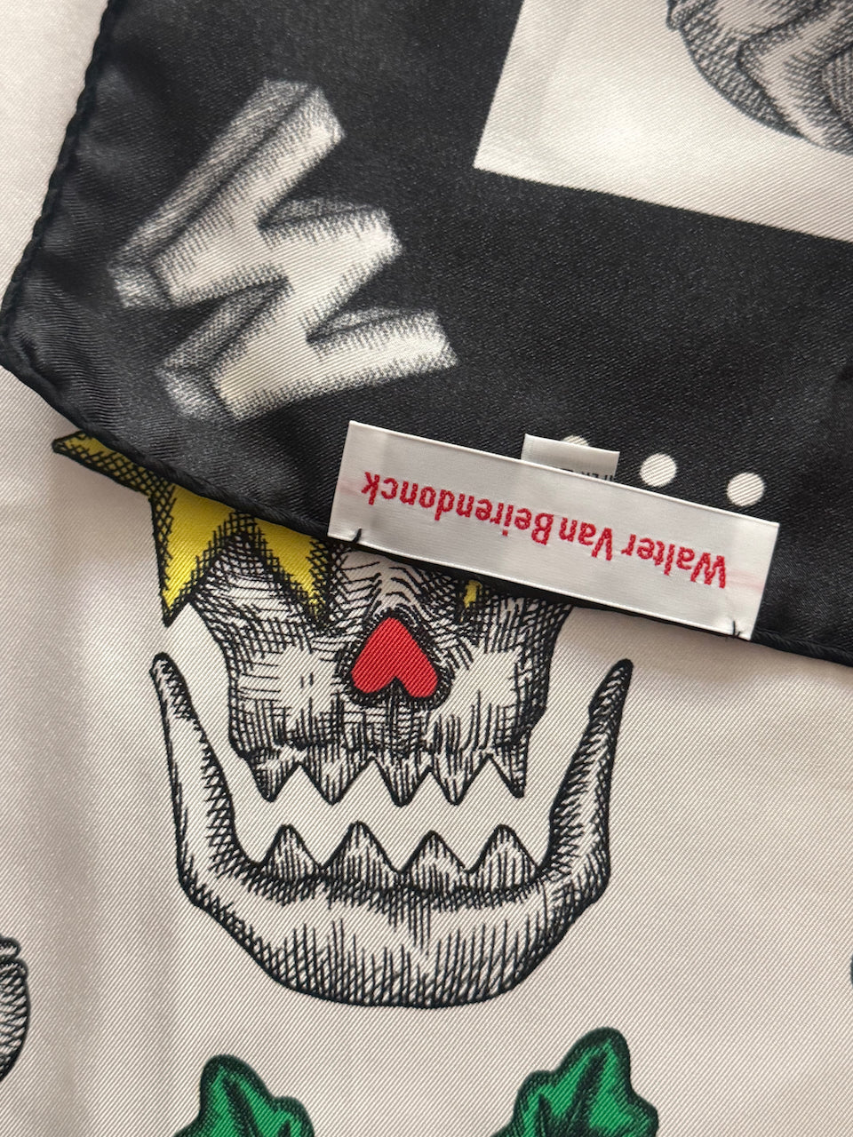 Walter Van Beirendonck Crown Bandana - Black - Image 2