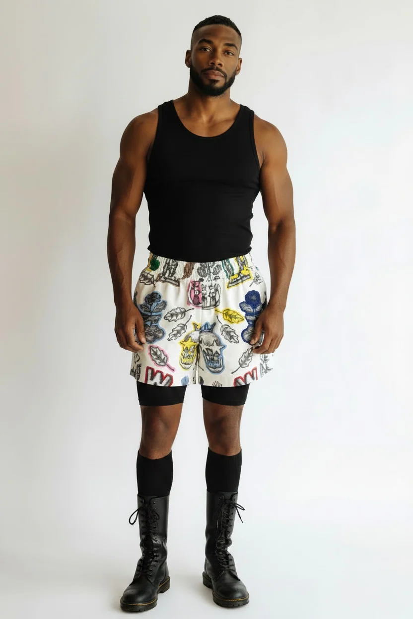 Walter Van Beirendonck crown shorts - Image 3