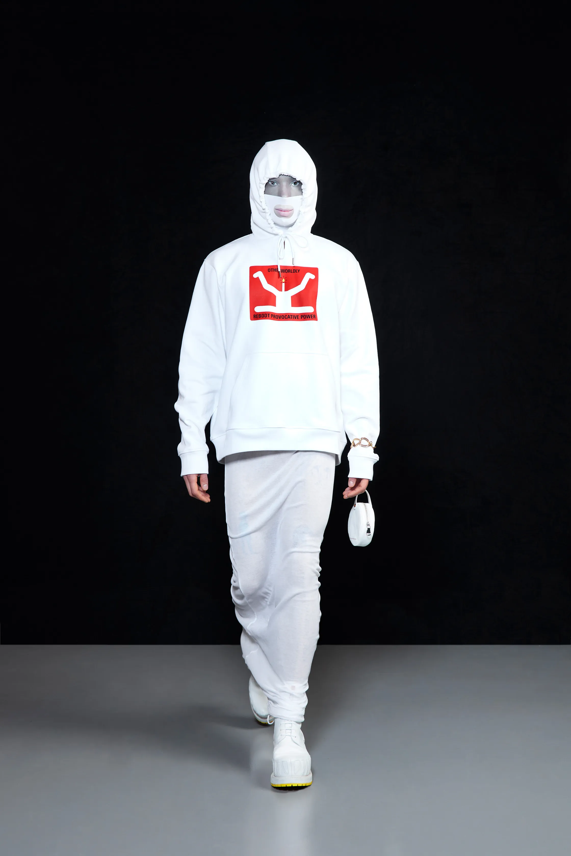 WALTER VAN BEIRENDONCK FW22 CANDLE HOODIE - Image 10
