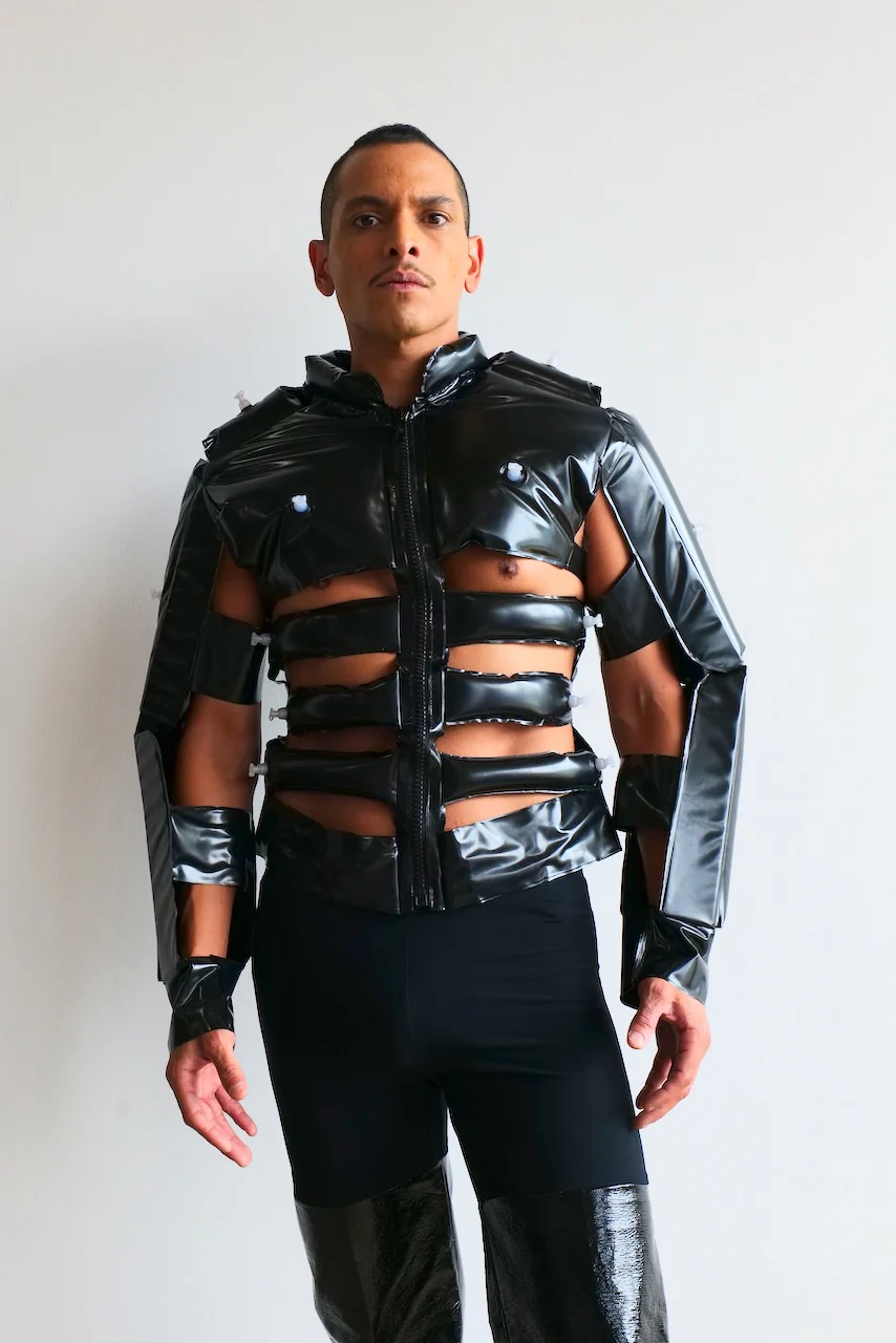 Walter Van Beirendonck Inflatable Exoskeleton Jacket FW23 - Image 6