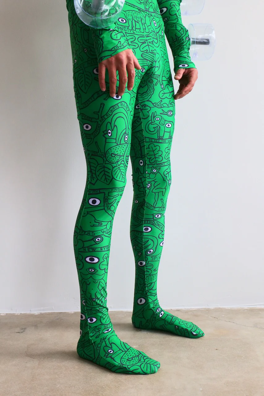 Walter Van Beirendonck Otranto Lycra Leggings FW23 - Image 2