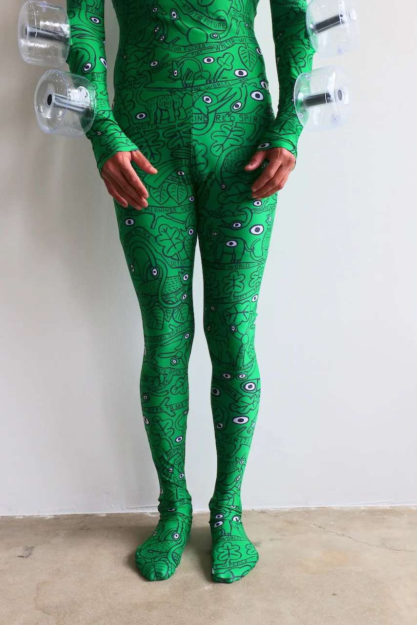 Walter Van Beirendonck Otranto Lycra Leggings FW23 - Image 3