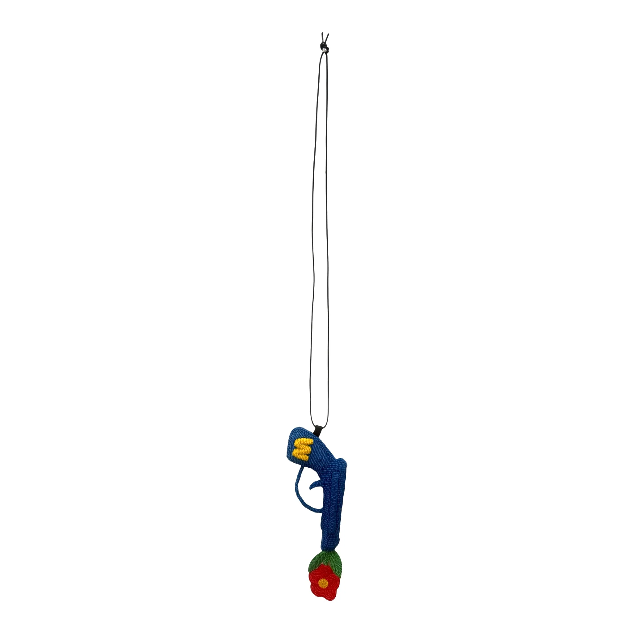Walter Van Beirendonck peace Gun Necklace - Blue - Image 2
