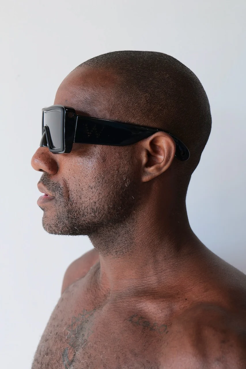 WALTER VAN BEIRENDONCK UFO SUNGLASSES BLACK - Image 3