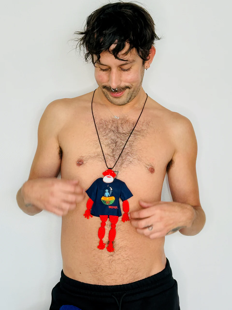 Walter Van Beirendonck Walter Doll + T Necklace