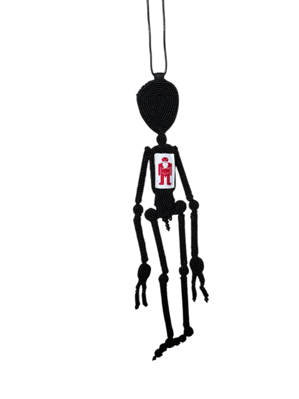 Walter Van Beirendonck Alien Friend + T Necklace in black - Image 6