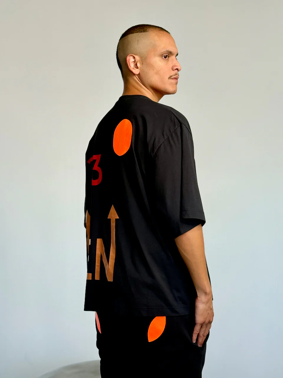 Walter Van Beirendonck WE ARE TEE OVERSIZED BLACK - Image 13
