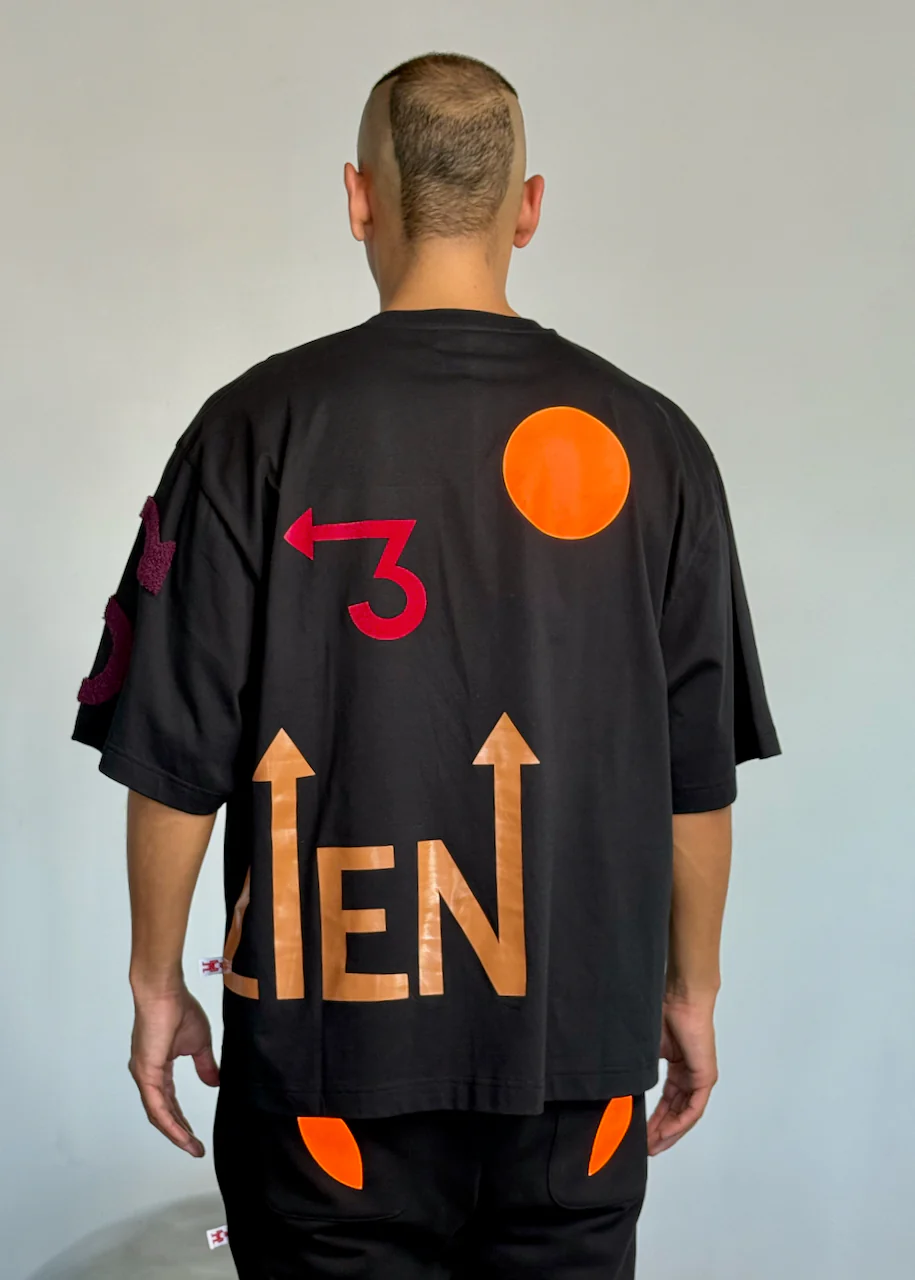 Walter Van Beirendonck WE ARE TEE OVERSIZED BLACK - Image 15