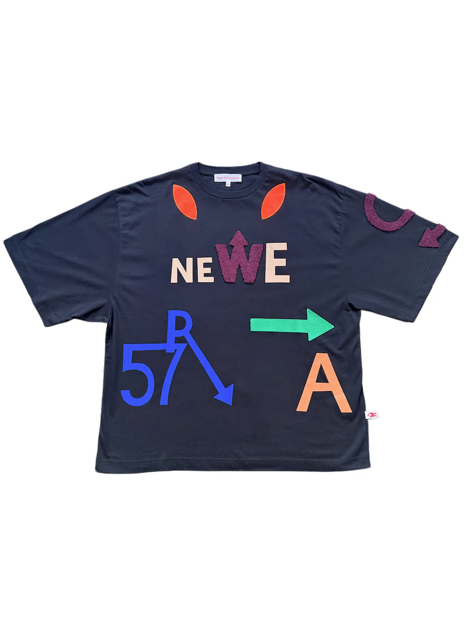Walter Van Beirendonck WE ARE TEE OVERSIZED BLACK - Image 2