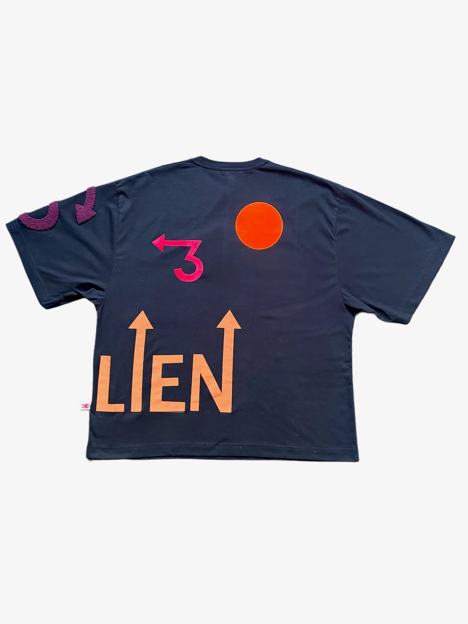 Walter Van Beirendonck WE ARE TEE OVERSIZED BLACK - Image 3