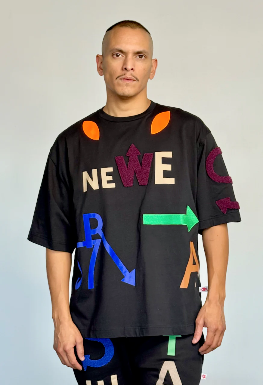 Walter Van Beirendonck WE ARE TEE OVERSIZED BLACK - Image 9