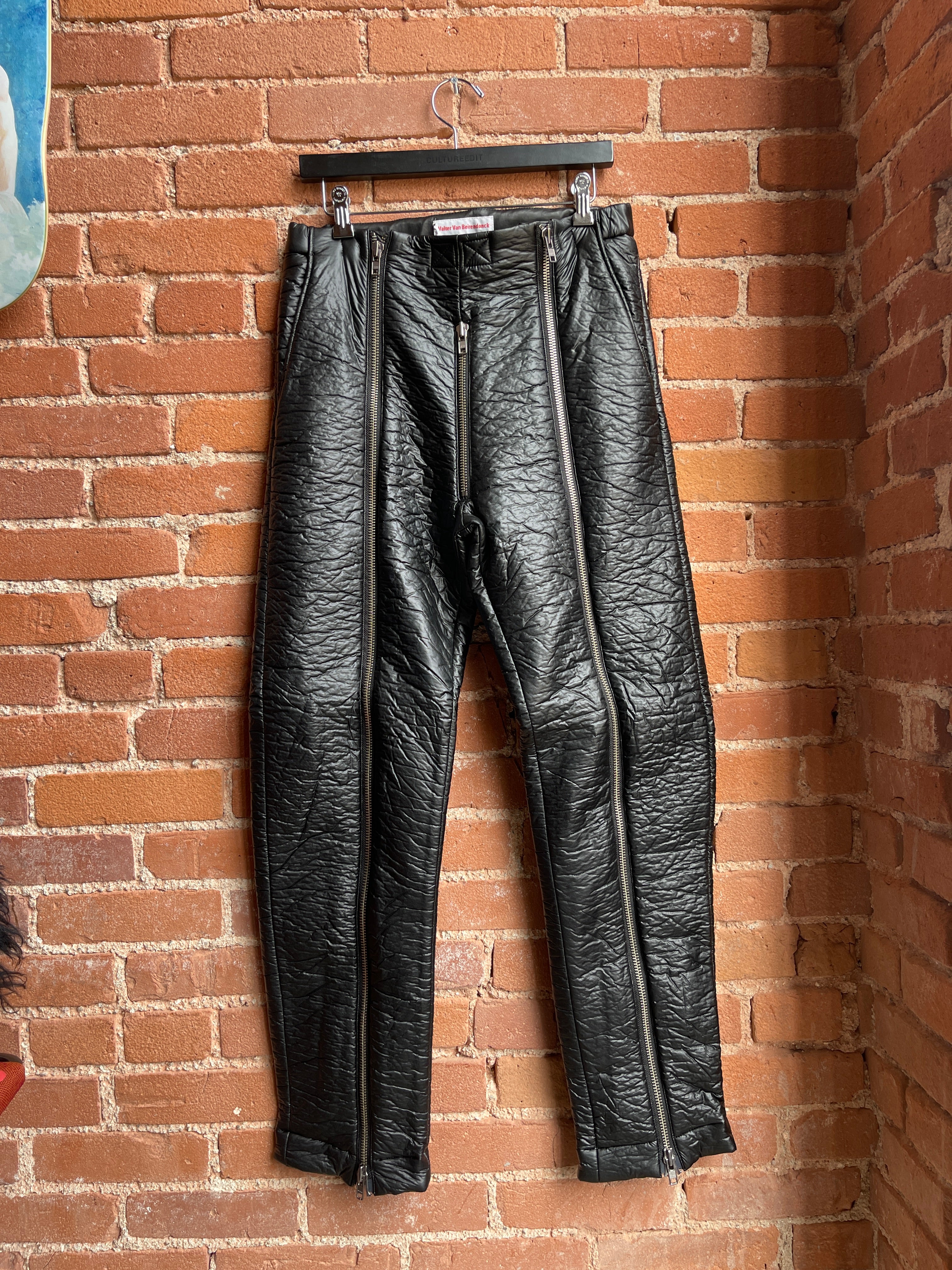 WALTER VAN BERIENDONCK FW22 UFO PANTS BLACK - Image 5