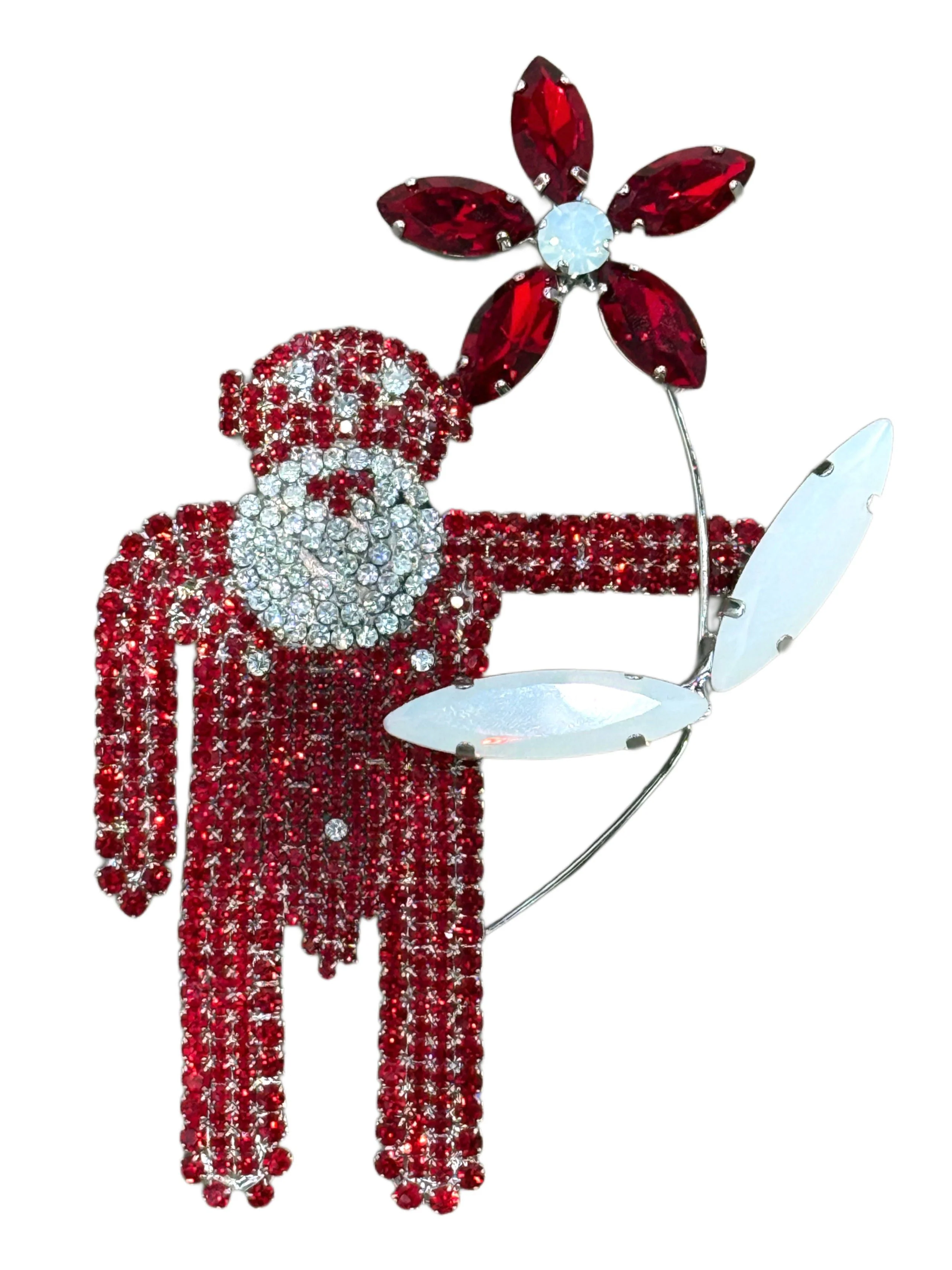 Walterman Brooch with Stones by Walter Van Beirendonck - Image 3