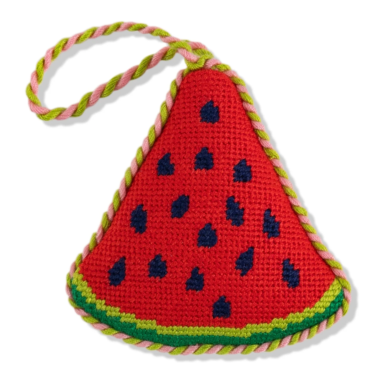Watermelon Needlepoint Ornament - Image 2